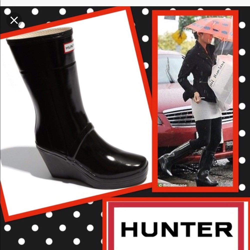 HUNTER BOOTS ... KELLAN WEDGE 5